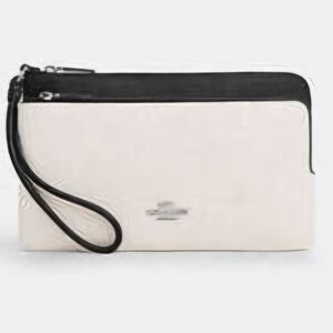 NWT Coach Double Zip Wristlet [9-5]